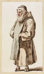 The Hermit on Mount Epomeo on the Island of Ischia