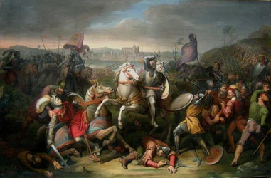 Duke Erich von Calenberg Rescues Emperor Maximilian in the Battle at Regensburg in 1504