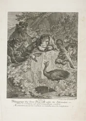 Fable V, Plate Five from Lehrreiche Fabeln aus dem Reiche der Theire
