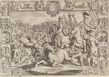 Allegory on Urbanus VIII, Pope (Maffeo Barberini 1623-1644)