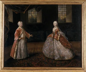 Portrait of Duke Friedrich III of Saxe-Gotha-Altenburg and Duchess Luise-Dorothee