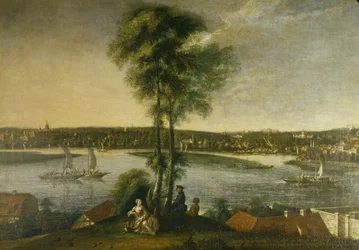 Potsdam, Sanssouci Palace Park from Brauhausberg