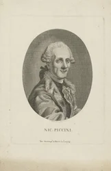 Portrait of the composer Niccolò Piccinni 1728-1800, c. 1790