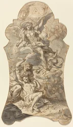 The Holy Angels Protecting a Hermit from Evils