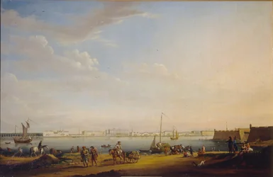 View of the Palace Square and Summer Garden from the Petersburg District