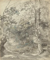 Wooded Landscape with Cows