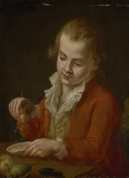 Boy with Soap Bubbles