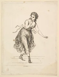Woman Alone, from the series The Dancing Pair Vigano
