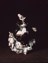 Meissen Figure of St. John Nepomuk, from a Baroque Group