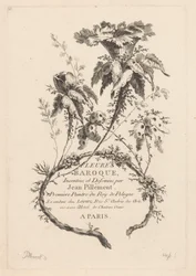 Trumpet-Shaped Flowers (Fleures Baroque) (series title on object)