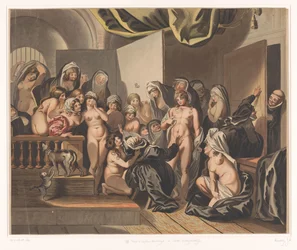 Abbot Discovers a Young Man Among His Disrobed Nuns