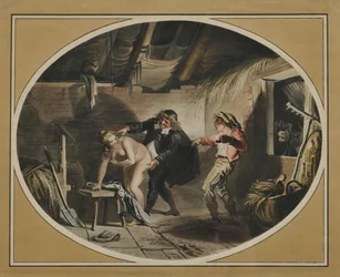 La Jument du compère Pierre after the poem by Jean de La Fontaine, 1800