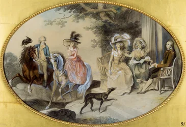 Lady St. Aubyn and her Family