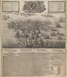 The Battle of Køge Bay in July 1677