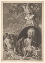Portrait of Joachim Franz Beich at Age 80