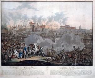 The Battle of Ratisbon on 23 April 1809