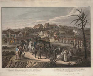 Funeral Procession of Napoleon Bonaparte on St. Helena, 1821