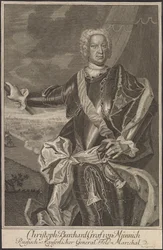 Portrait of Count Burkhard Christoph von Münnich