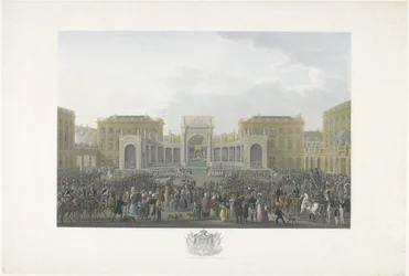 Inauguration of William I in Brussels on September 21, 1815