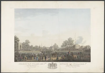Entry of William I into the City of Brussels on March 30, 1815