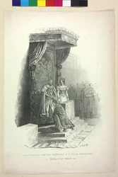 A Moment Before the Coronation of King Ferdinand V. in Bratislava on 28th September 1830