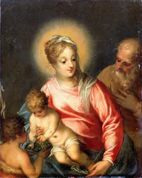 The Holy Family with John the Baptist