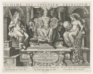 Authority, Nobility, and Benevolence (Title Page for a Series on the Qualities of a Prince)