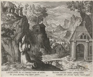 Saint Landelinus as a Hermit