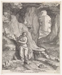 Mary Magdalene in a Cave