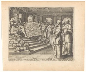Motet Print and Title Page with Solomon as Composer of the Song of Songs (Canticum Canticorum)