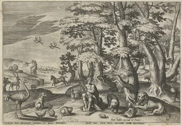 Orpheus Playing Music for the Animals (Landscapes with Mythological Scenes)