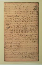 Autograph manuscript, Cantata BWV 180 