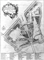 A Plan of the House and Gardens at Stowe, Buckinghamshire