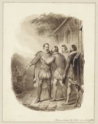 Farewell of Prince William I and the Count of Egmont