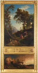 The Sacrifice of Isaac (above). Abraham