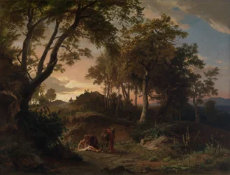 The Evening, the Rescue of the Injured Wanderer by the Good Samaritan