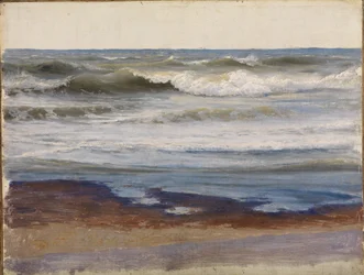 Sea Surf on the Coast of Normandy