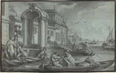 Venetian Fantasy with an Ornamental Arch