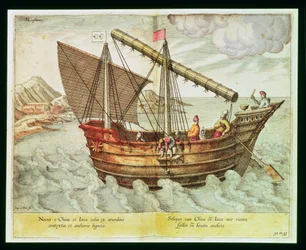 A Chinese Junk, illustration from 
