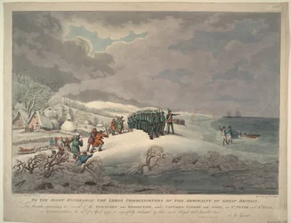 Arrival of the Resolution and Discovery on the east coast of Kamchatka, 1779