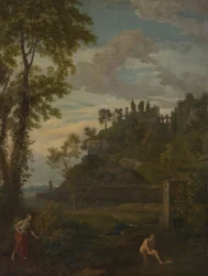 Arcadian Landscape with Salmacis and Hermaphroditus