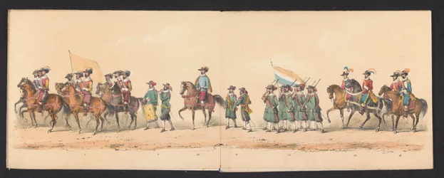 Historical Parade by Students of the Groningen University, 1850 (plate 2)