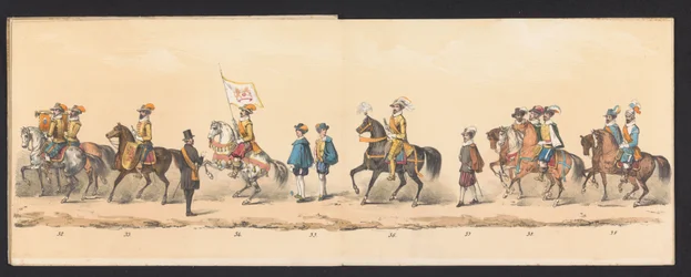 Historical Parade by Students of the Groningen University, 1850 (plate 5)