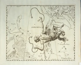 Boreal constellation of Andromeda