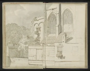 Backside of the Nieuwe Kerk in Delft