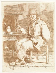 Laughing Man with Glass in Hand