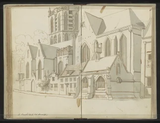 Right Facade of the Jacobikerk in Utrecht