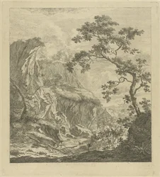 Mountainous Landscape with Cattle