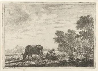 Three Cows in a Meadow
