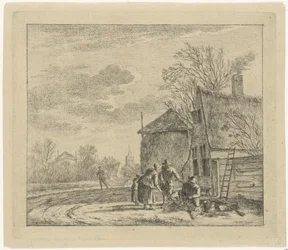 Landscape with Farmhouse and Hay Barn